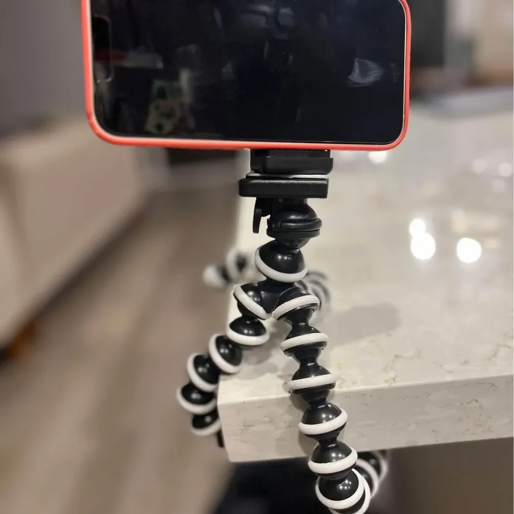 Phone Tripod, Flexible Tripod for iPhone and Android‎ Cell Phone, Portable Small